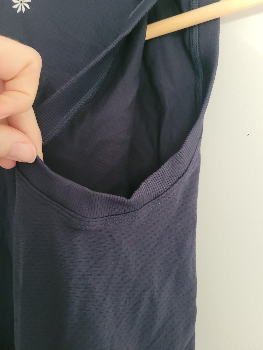 NWT Athleta Ace Seamless Half Zip Tank Top Navy Blue XS - Picture 5 of 7